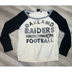 Oakland Raiders Football Crewneck Sweater NFL Apparel size‎ medium